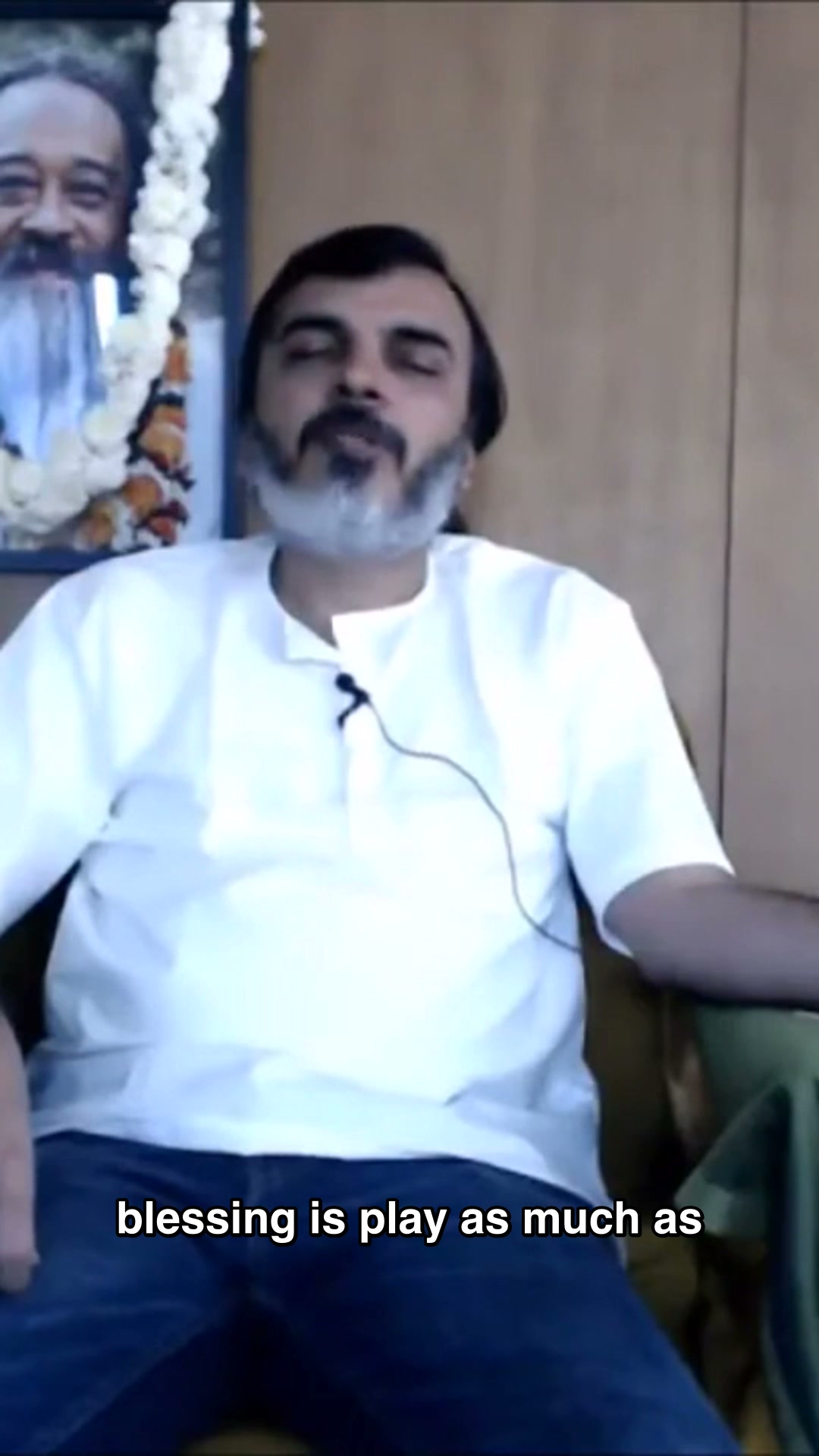 My deeper blessing: you find me as your own inner Sadhguru
