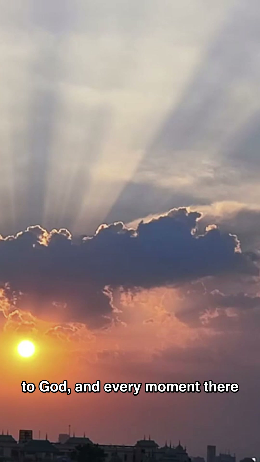 Every moment of time is the brick of heaven