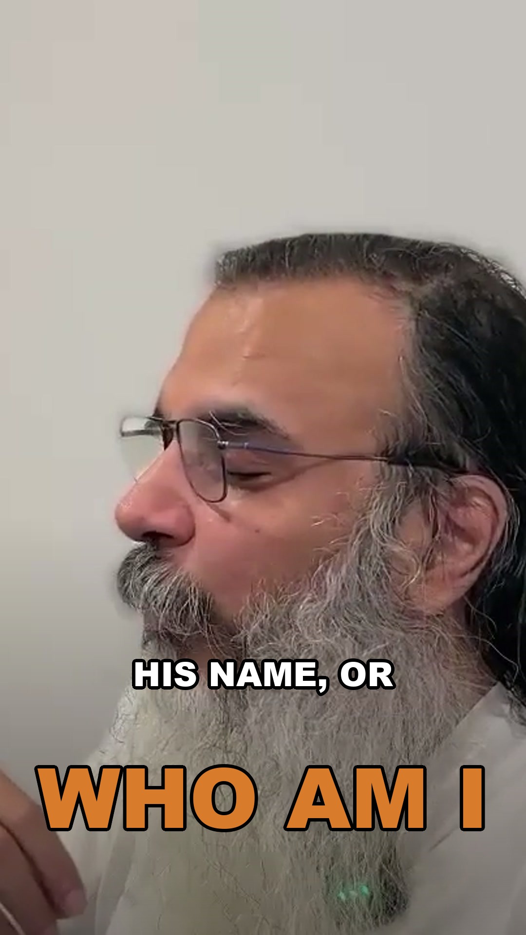 Two paths: take His name, or ask who am I