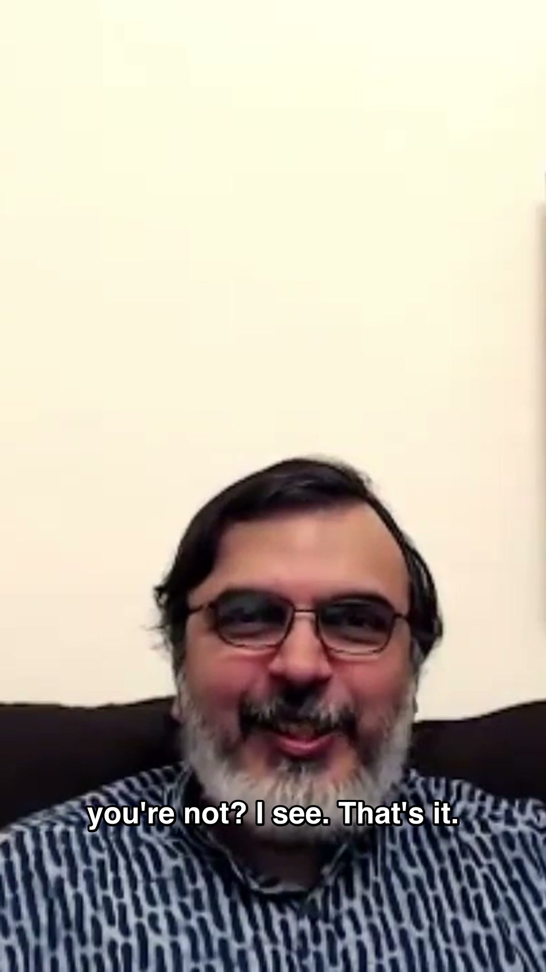 I've been suffering through satsang