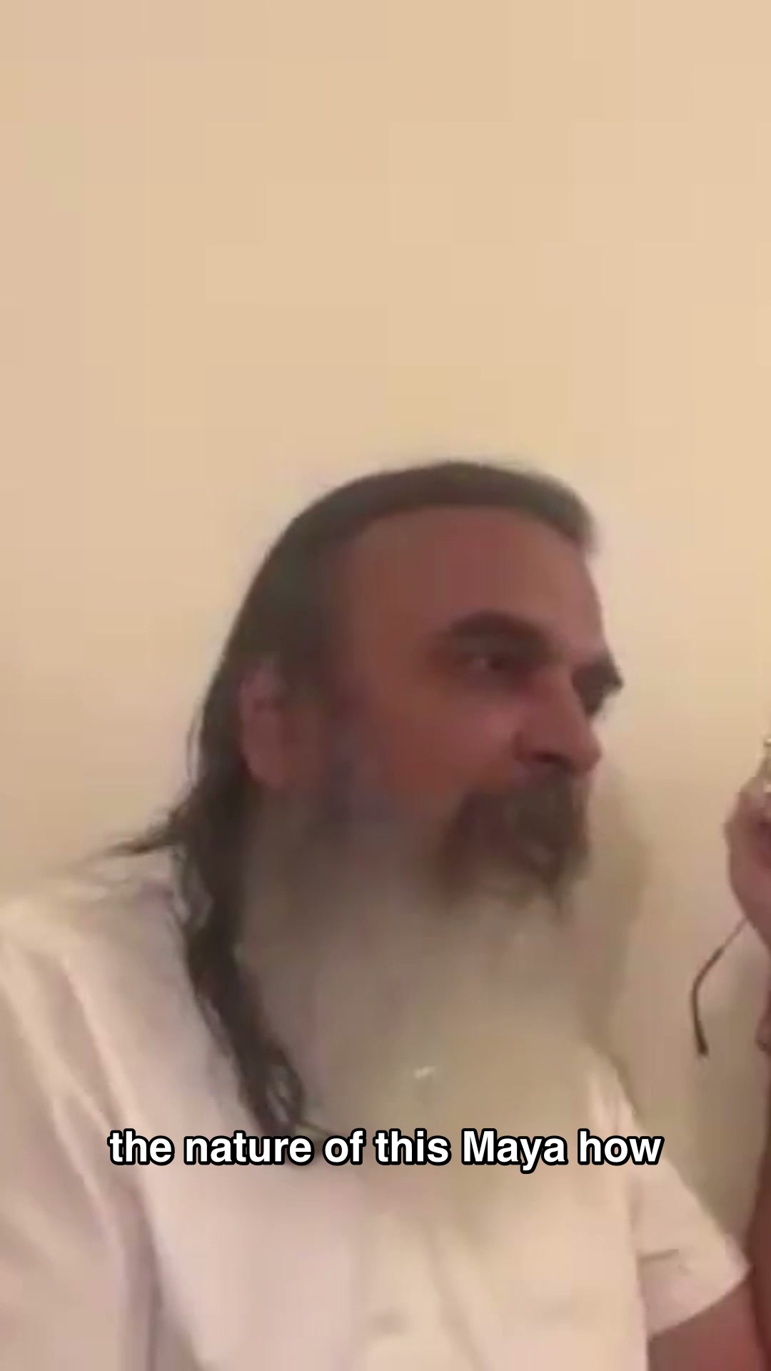 If you could judge what's in satsang, you could stay home
