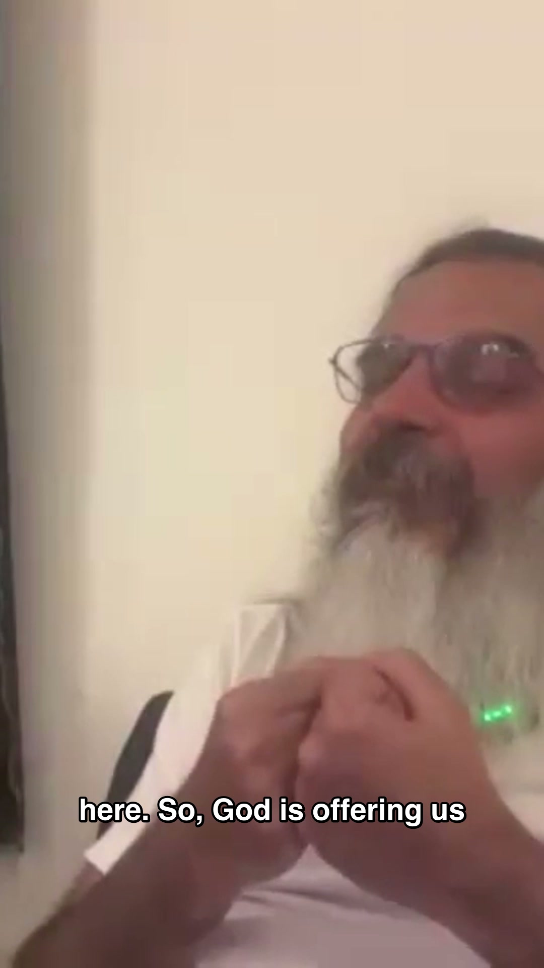 He offers his kingdom; we ask for money instead