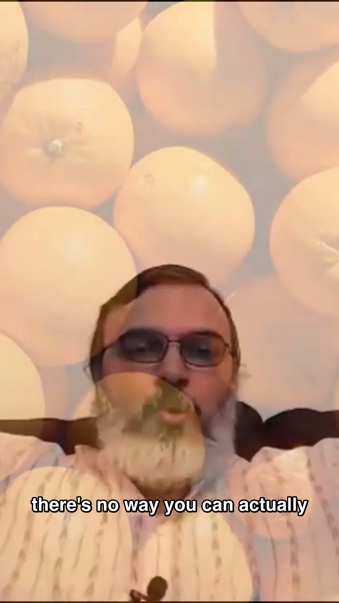 Imagine a million oranges