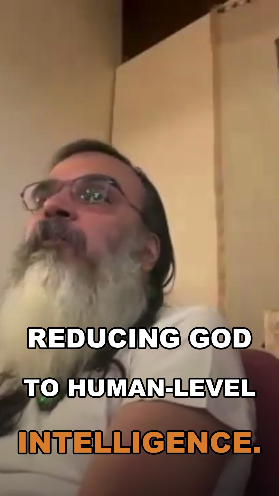 Reducing God to human-level intelligence