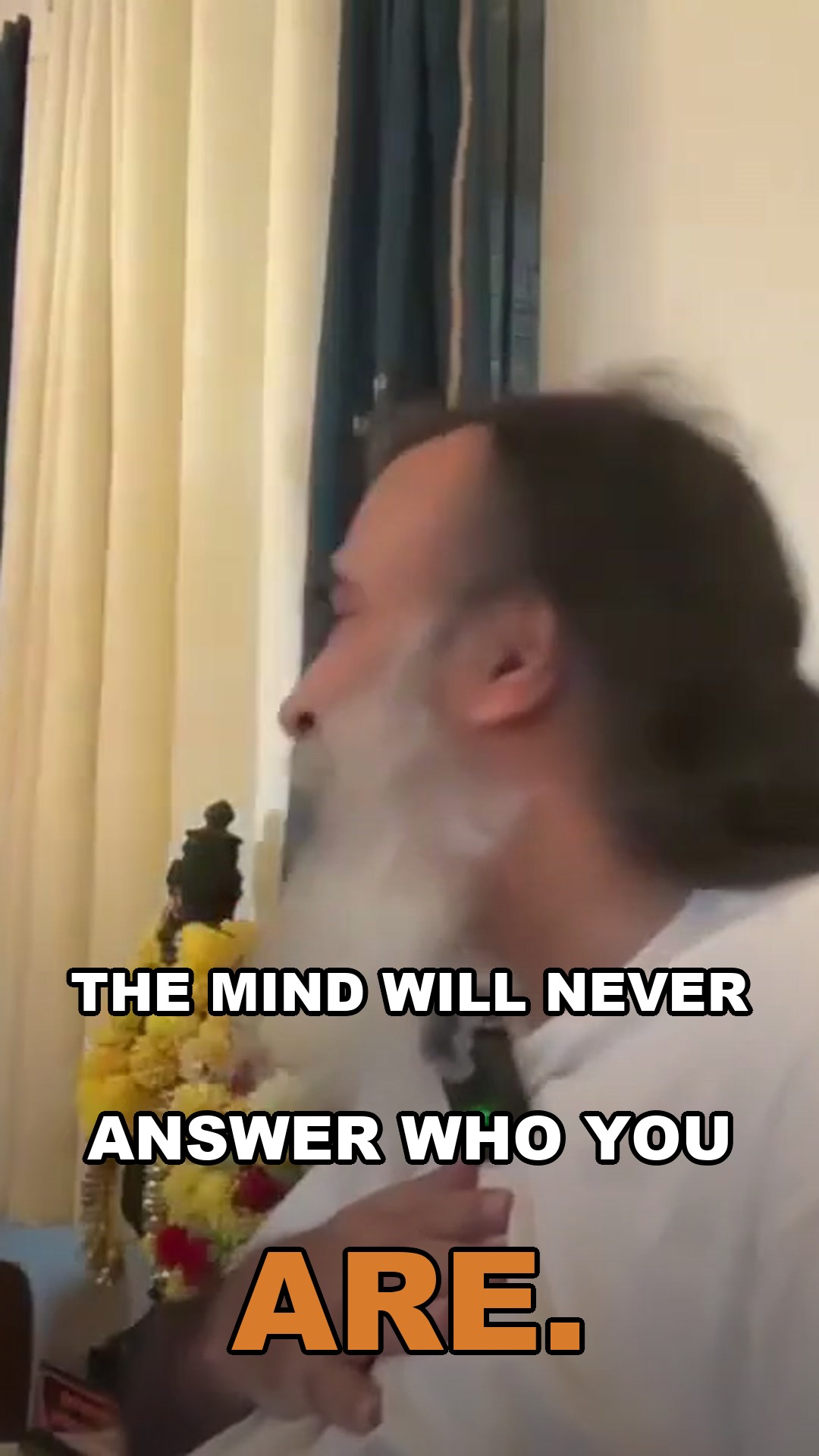 The mind will never answer who you are