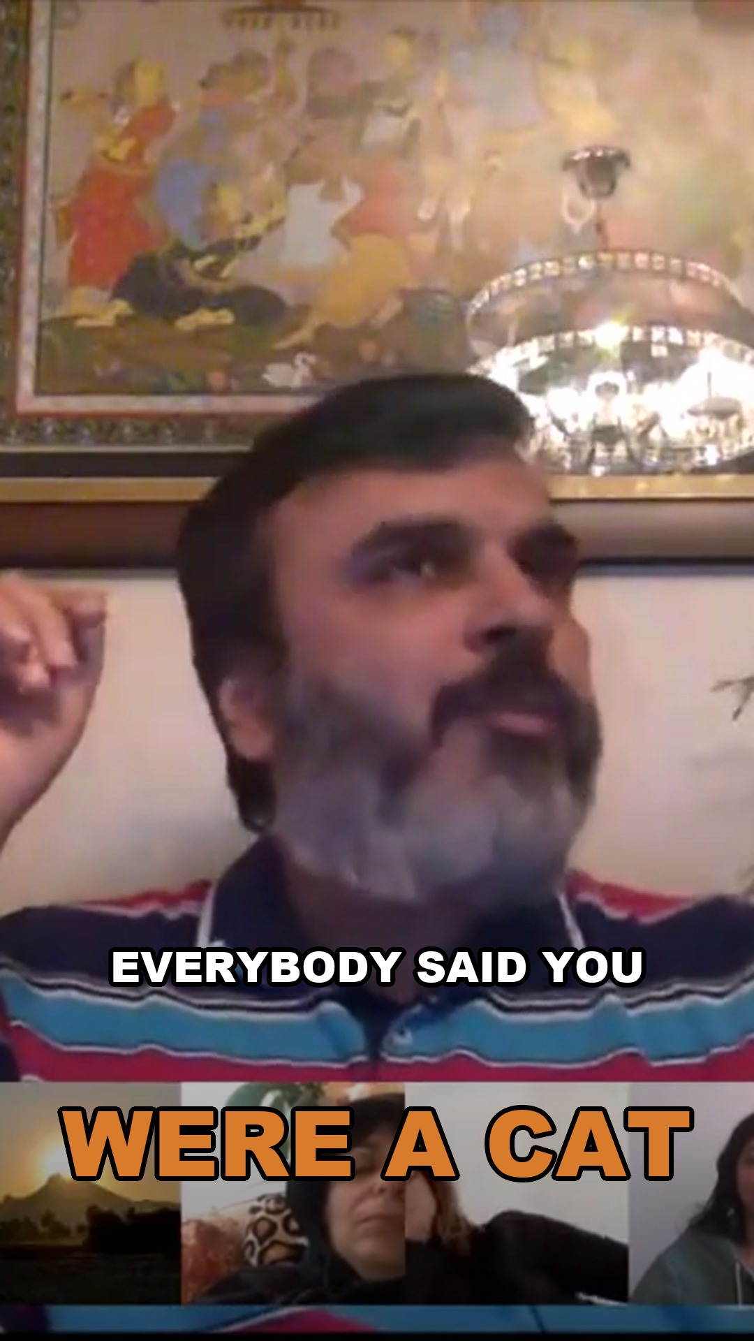 In a world without mirrors, everyone said you were a cat