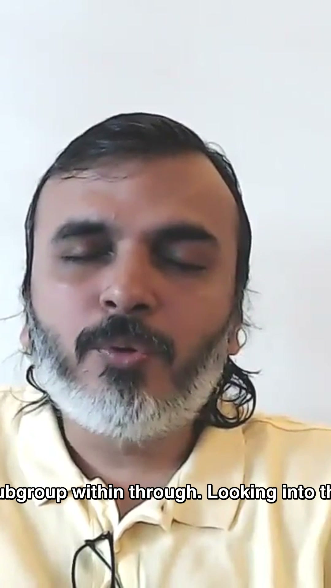 Till I had the darshan of the satguru within through looking into the eyes of Guruji