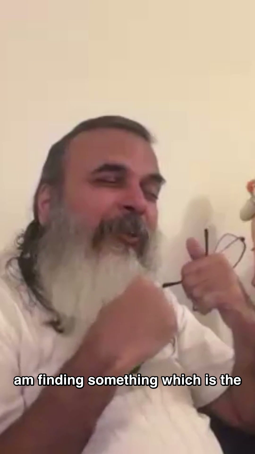 Bitten by the spiritual bug, his life is a complete waste
