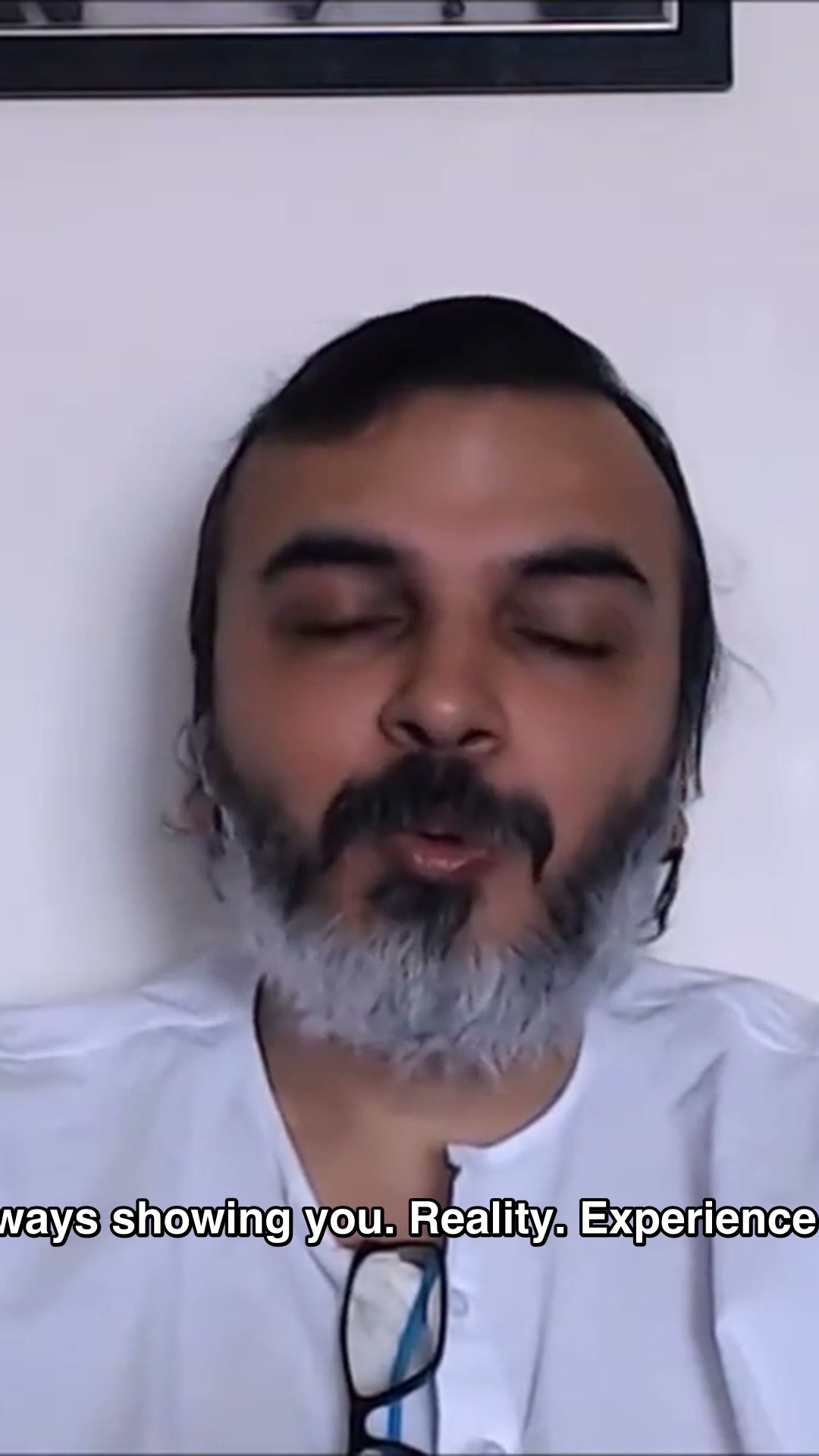 The mask comes into our spirituality