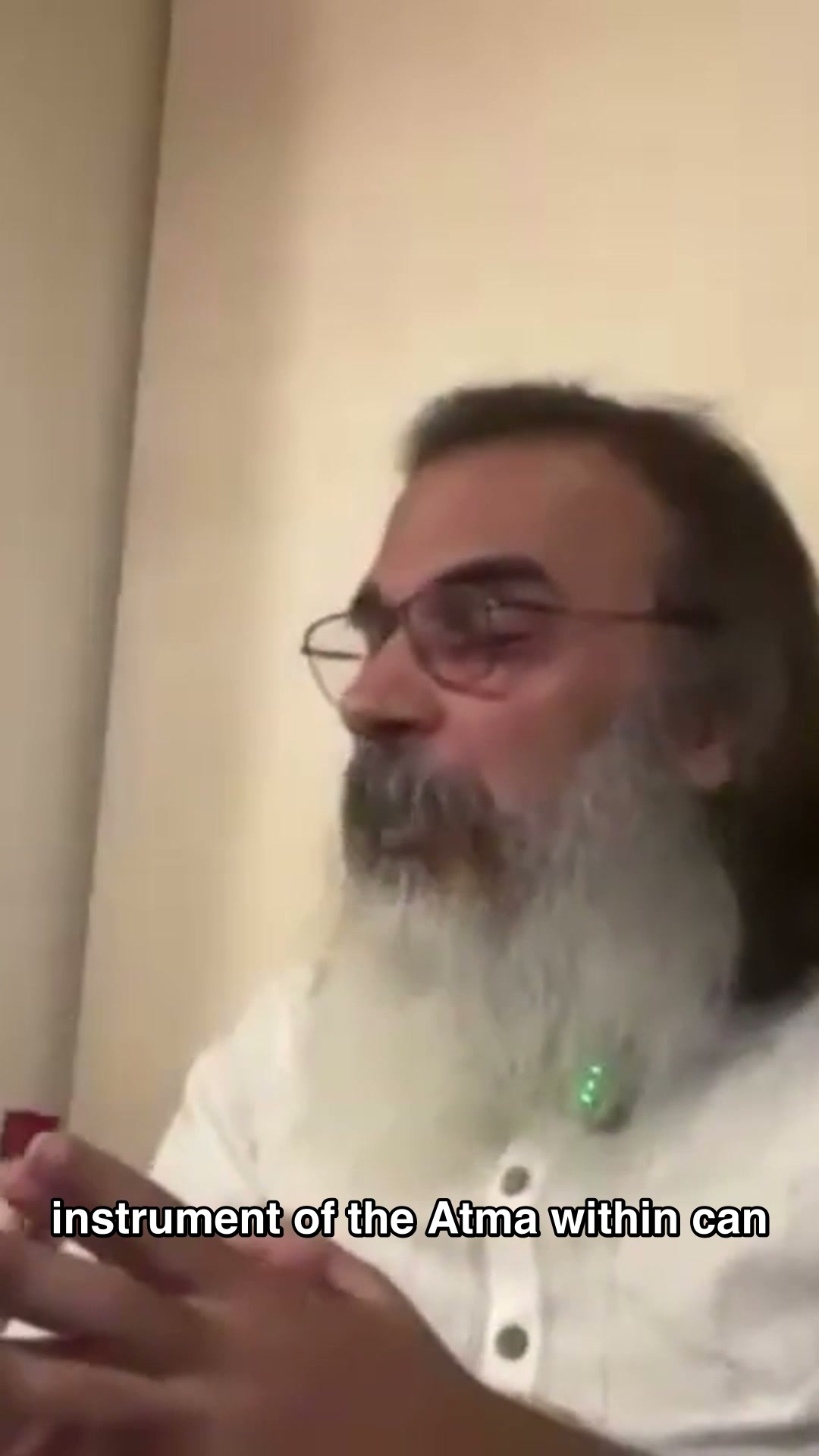 Only God can command the Atma to reveal itself; sages can only plead