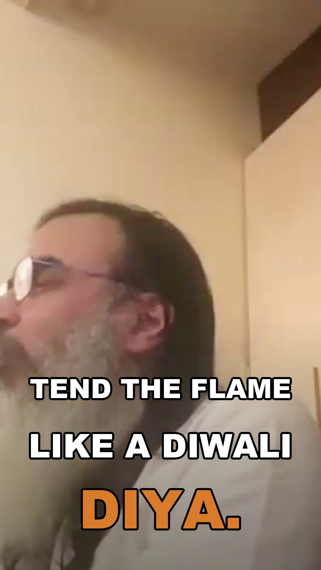 Tend the flame like a Diwali diya — don't leave it