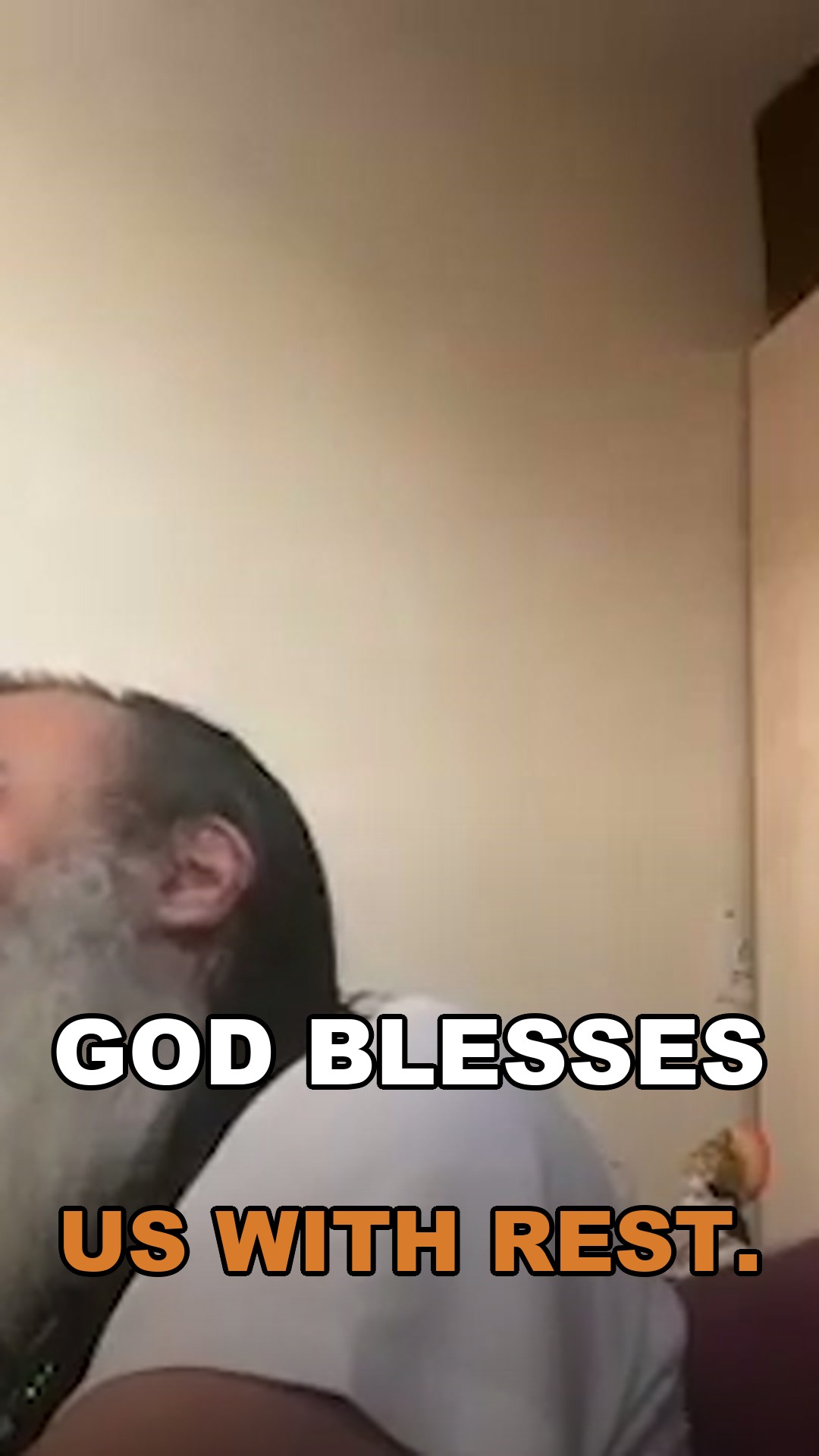 God blesses us with rest