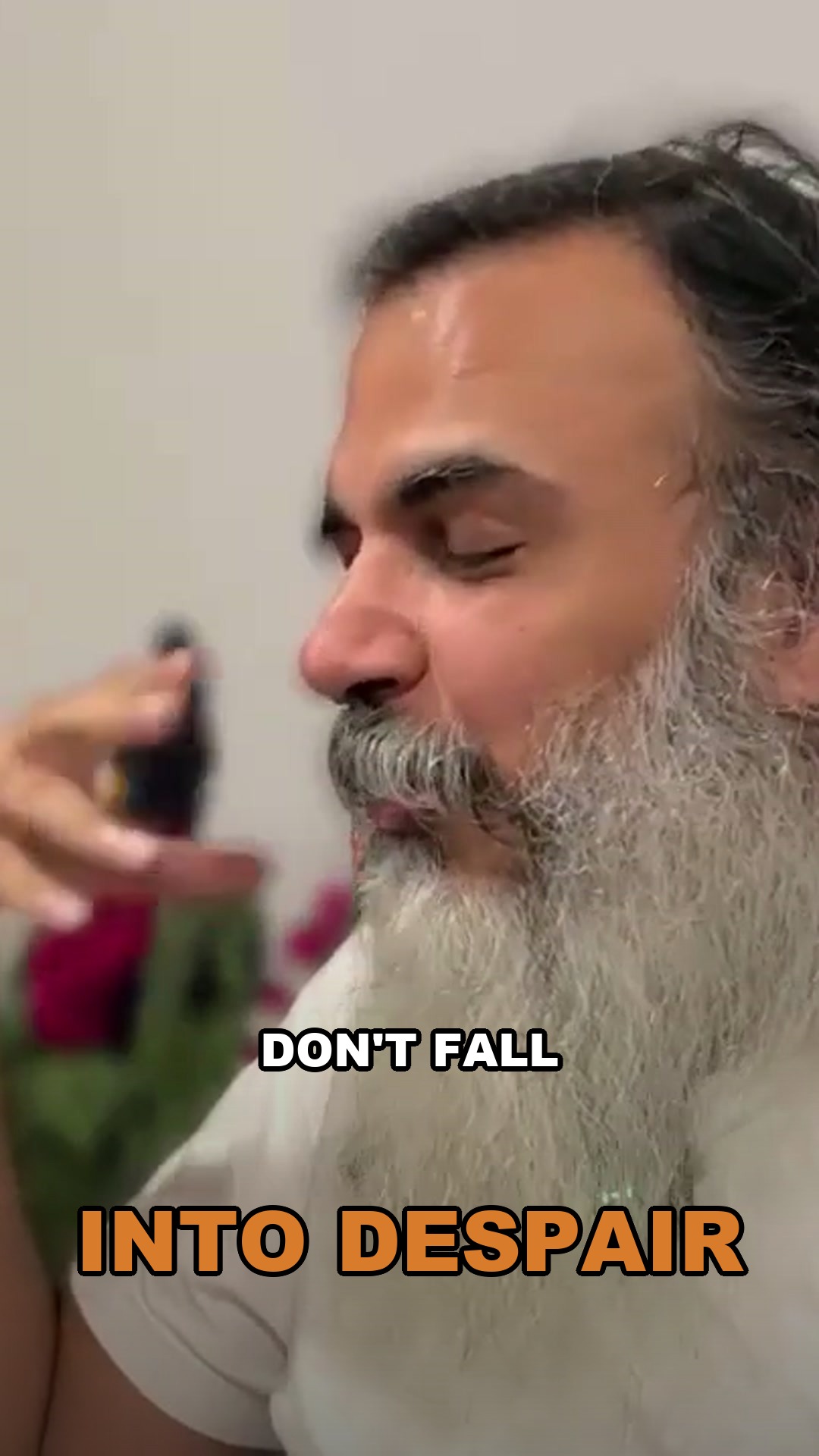 See your faults without falling into despair