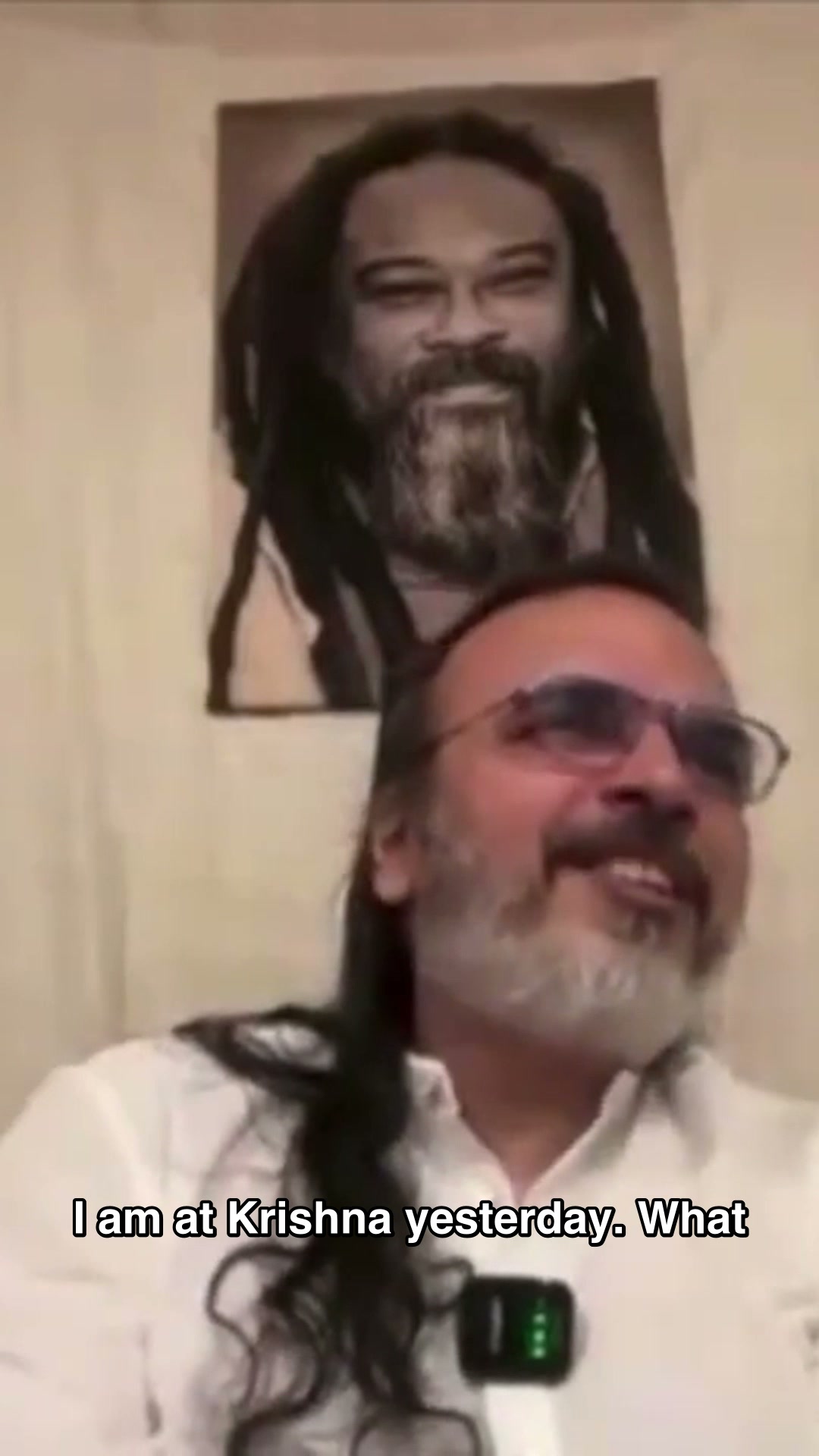 Krishna is here now — leave the past behind